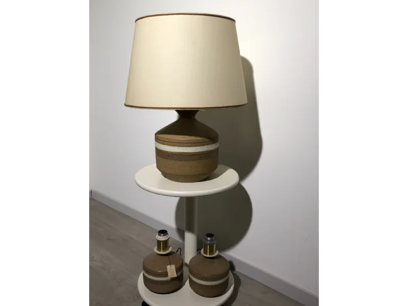 Lampada da tavolo I tre Greta Ambra a prezzi outlet