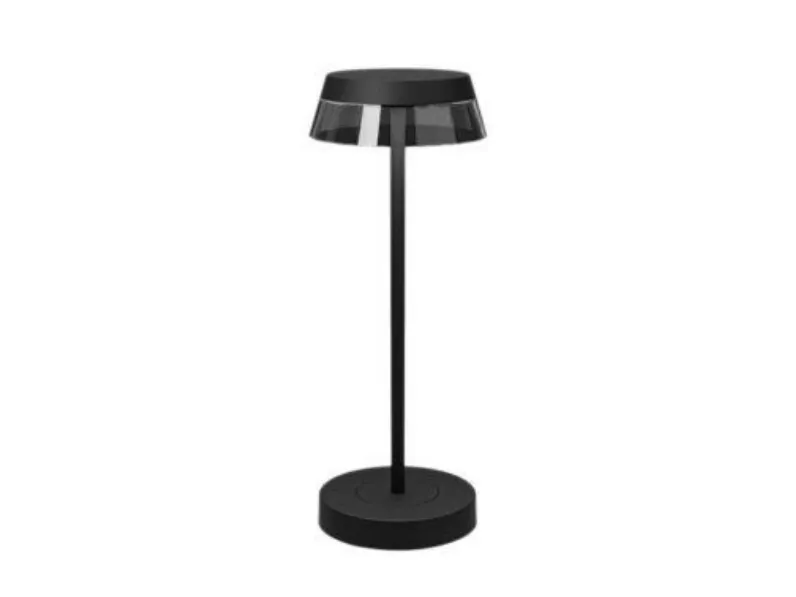 Lampada da tavolo Collezione esclusiva Iluna led nera redo Nero in offerta