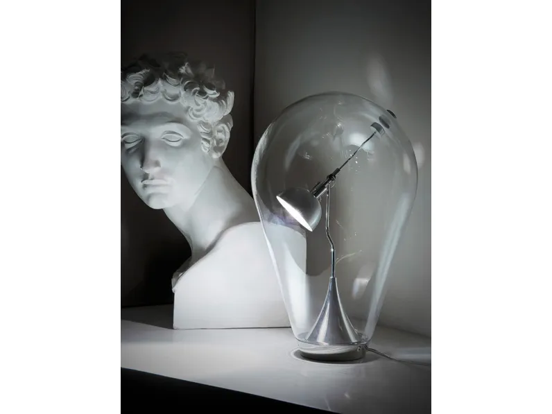 Lampada da tavolo in cristallo Blow Studio italia design in Offerta Outlet