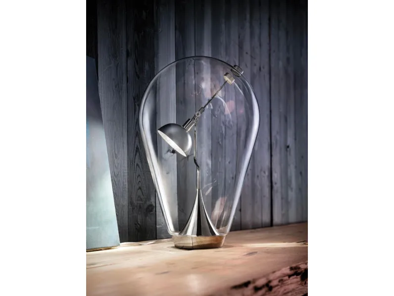 Lampada da tavolo in cristallo Blow Studio italia design in Offerta Outlet