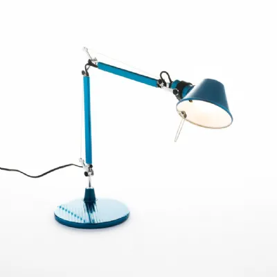 Lampada da tavolo stile Moderno A011850 tolomeo micro blu artemide Collezione esclusiva in saldo