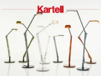 Lampada da tavolo in plastica Aledin dec cristallo Kartell in Offerta Outlet