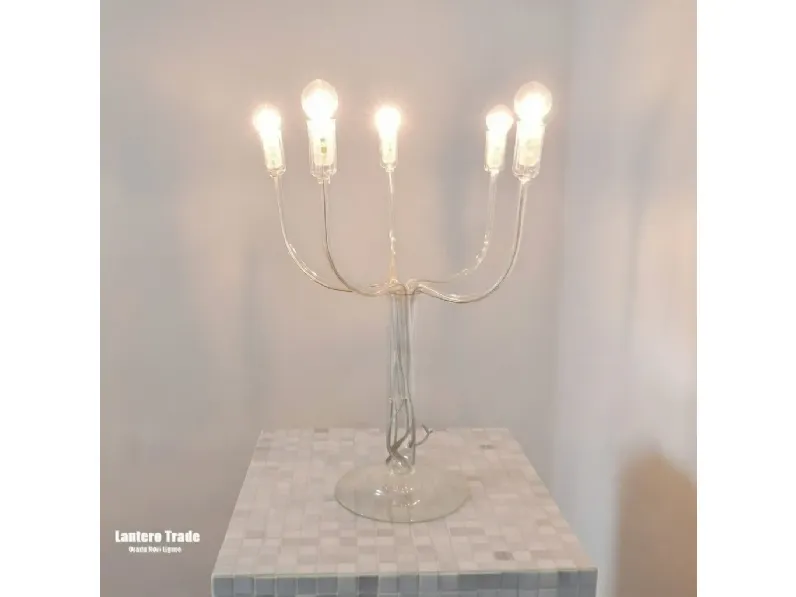 Da tavolo Fontana arte Lampada minimal art.3542l5 Trasparente a prezzi outlet
