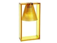 Lampada da tavolo Kartell Light air sculturata ambra Ambra a prezzi outlet