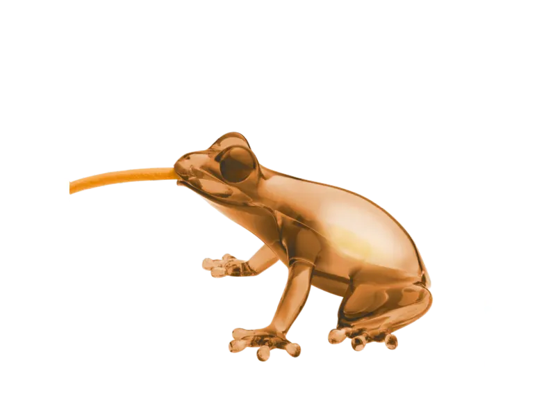 Lampada da tavolo Lampada “hungry frog” Qeeboo a prezzo scontato 