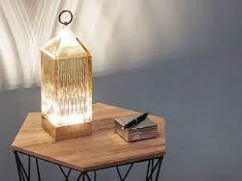 Lampada da tavolo Lantern  ambra Kartell con un ribasso esclusivo