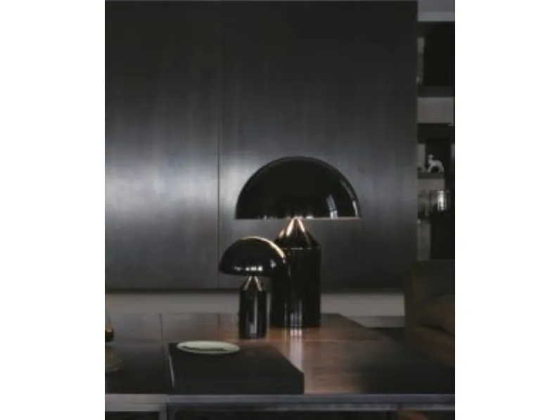 Da tavolo in metallo O-luce atollo 239 nero O-luce in Offerta Outlet