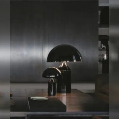 Da tavolo in metallo O-luce atollo 239 nero O-luce in Offerta Outlet