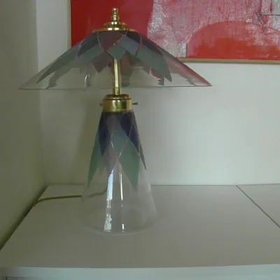 Lampada da tavolo stile Moderno Rombi Artigianale scontato