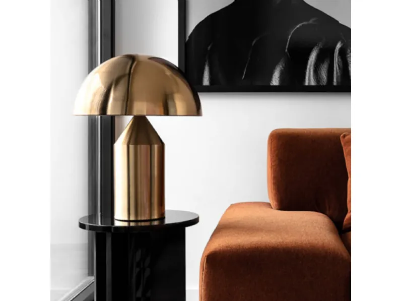 Lampada da tavolo Atollo 439 oro  O-luce in Offerta Outlet 