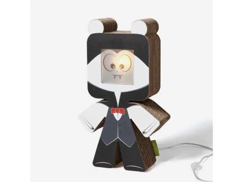 Lampada da tavolo stile Design Dracula Cubodesign con forte sconto