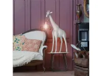 Lampada da tavolo Artigianale Giraffe in love xs  qeeboo Bianco a prezzi outlet