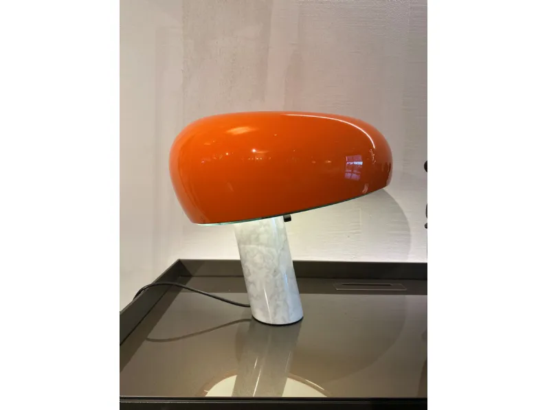 Da tavolo in metallo Lampada snoopy orange Flos a prezzo scontato