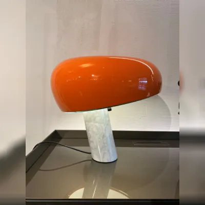 Da tavolo in metallo Lampada snoopy orange Flos a prezzo scontato