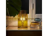 Lampada da tavolo stile Design Take ambra Kartell scontato