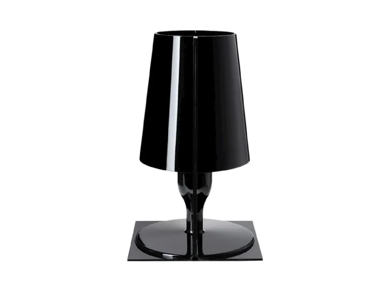 Lampada da tavolo Take nero q8 Kartell con un ribasso esclusivo