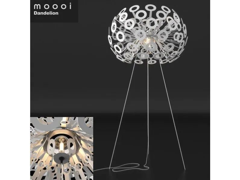 Lampada da terra Dandelion Moooi a prezzo Outlet