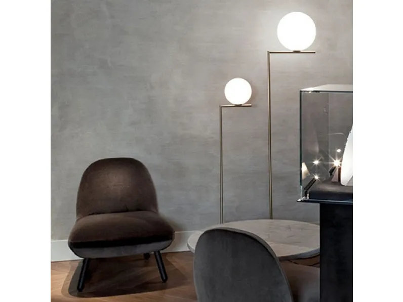 Lampada da terra Ic f2 floor  Flos a prezzo Outlet 