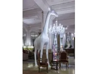 Lampada da terra Giraffe in love  design bianco  Artigianale in Offerta Outlet