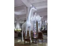 Lampada Giraffe in love  design bianco  Artigianale in OFFERTA OUTLET