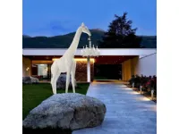 Lampada da terra Giraffe in love  design bianco  Artigianale in Offerta Outlet