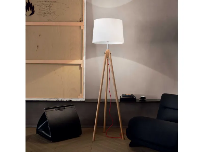 Lampada da terra in altro York  Ideal lux in Offerta Outlet