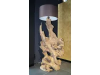 Lampada da terra in altro Lampada radice root Nature design in Offerta Outlet