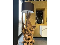 Lampada da terra in altro Lampada radice root Nature design in Offerta Outlet