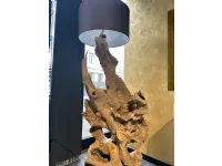 Lampada da terra in altro Lampada radice root Nature design in Offerta Outlet