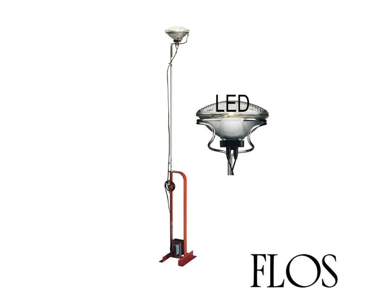 Lampada da terra Toio led Flos in Offerta Outlet 