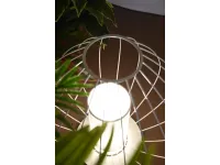 Lampada da terra Karman Cell Bianco con forte sconto