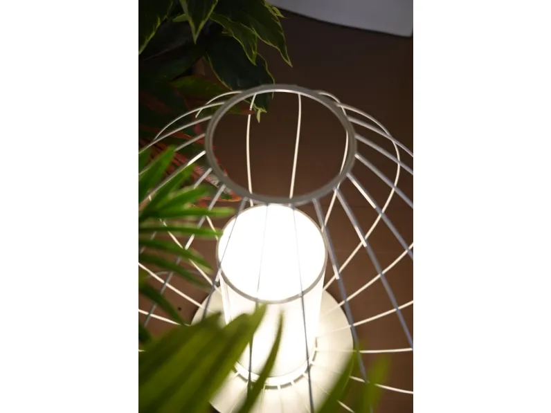 Lampada da terra Karman Cell Bianco con forte sconto