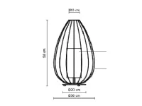 Lampada da terra Karman Cell m614b-m615b Bianco a prezzi convenienti