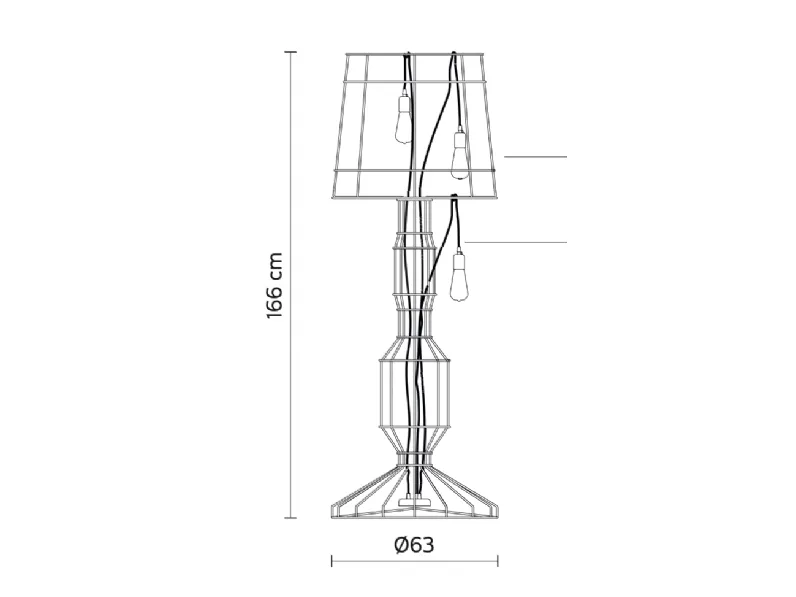 Lampada da terra Karman Sisma stile Moderno in offerta