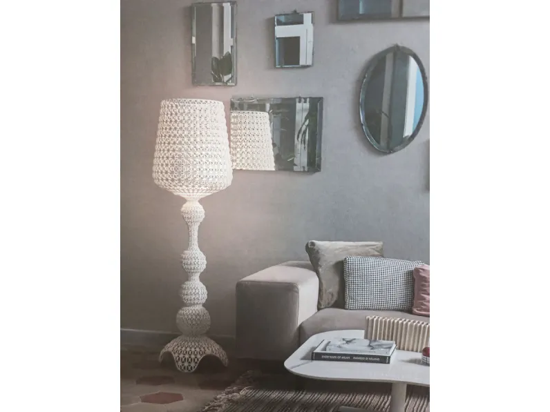 Lampada da terra Kartell Kabuki Bianco in offerta
