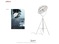 Da terra in metallo Lampada da terra fortuny petite, pallucco Pallucco a prezzo Outlet