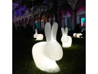 Lampada da terra Lampada rabbit con led ricaricabile Qeeboo a prezzo Outlet 