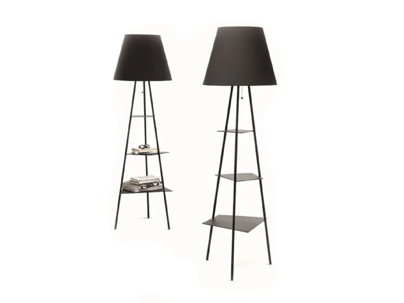 Lampada da terra Mogg Tri.be.ca  Nero in offerta