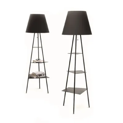 Lampada da terra Mogg Tri.be.ca  Nero in offerta