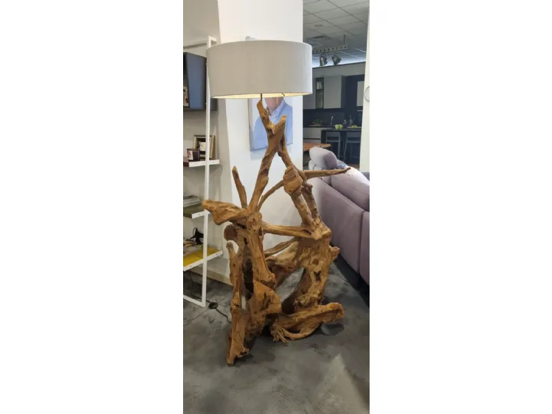 Lampada da terra Nature design Radice stile Design a prezzi outlet