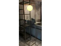 Lampada da terra Ondaluce Ginger/oro stile Design in offerta