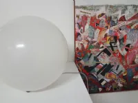 Lampada da terra Slide Globo Bianco con forte sconto