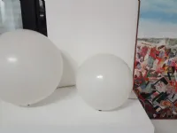 Lampada da terra Slide Globo Bianco con forte sconto