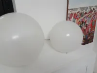 Lampada da terra Slide Globo Bianco con forte sconto
