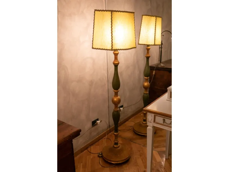 Lampada da terra stile Classica Lampada artigianale stile fiorentino Artigianale in offerta outlet