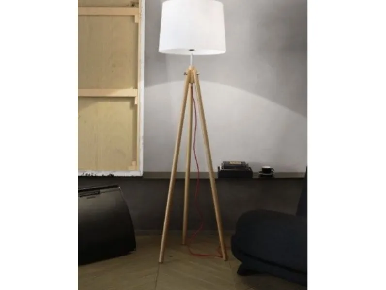 Lampada da terra stile Design York Ideal lux a prezzi outlet