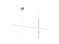 Lampada a sospensione stile Design Flos coordinates suspension 2 argent Flos in offerta