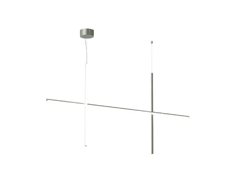 Lampada a sospensione stile Design Flos coordinates suspension 2 argent Flos in offerta