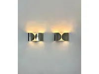 Applique da parete stile Design Foglio  nickel spazolato Flos scontato