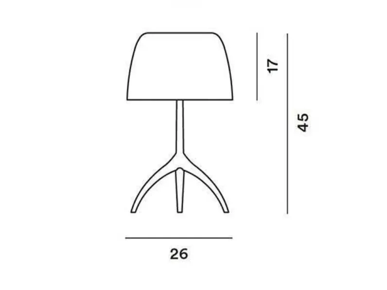 Lampada da tavolo Lumiere grande lampada Foscarini in Offerta Outlet 